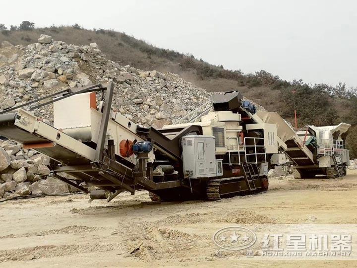 建筑垃圾破碎現場，選好設備收益更高