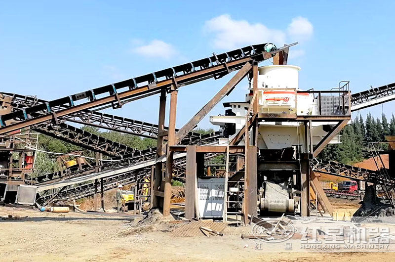 制砂機(jī)成品粒型好，成品多用于建筑工程，道路基建